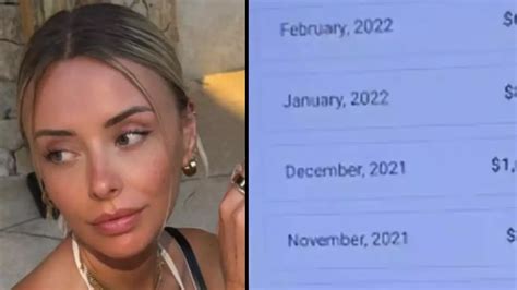 OnlyFans model Corinna Kopf leaked screenshot of how much